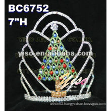 christmas tree tiara